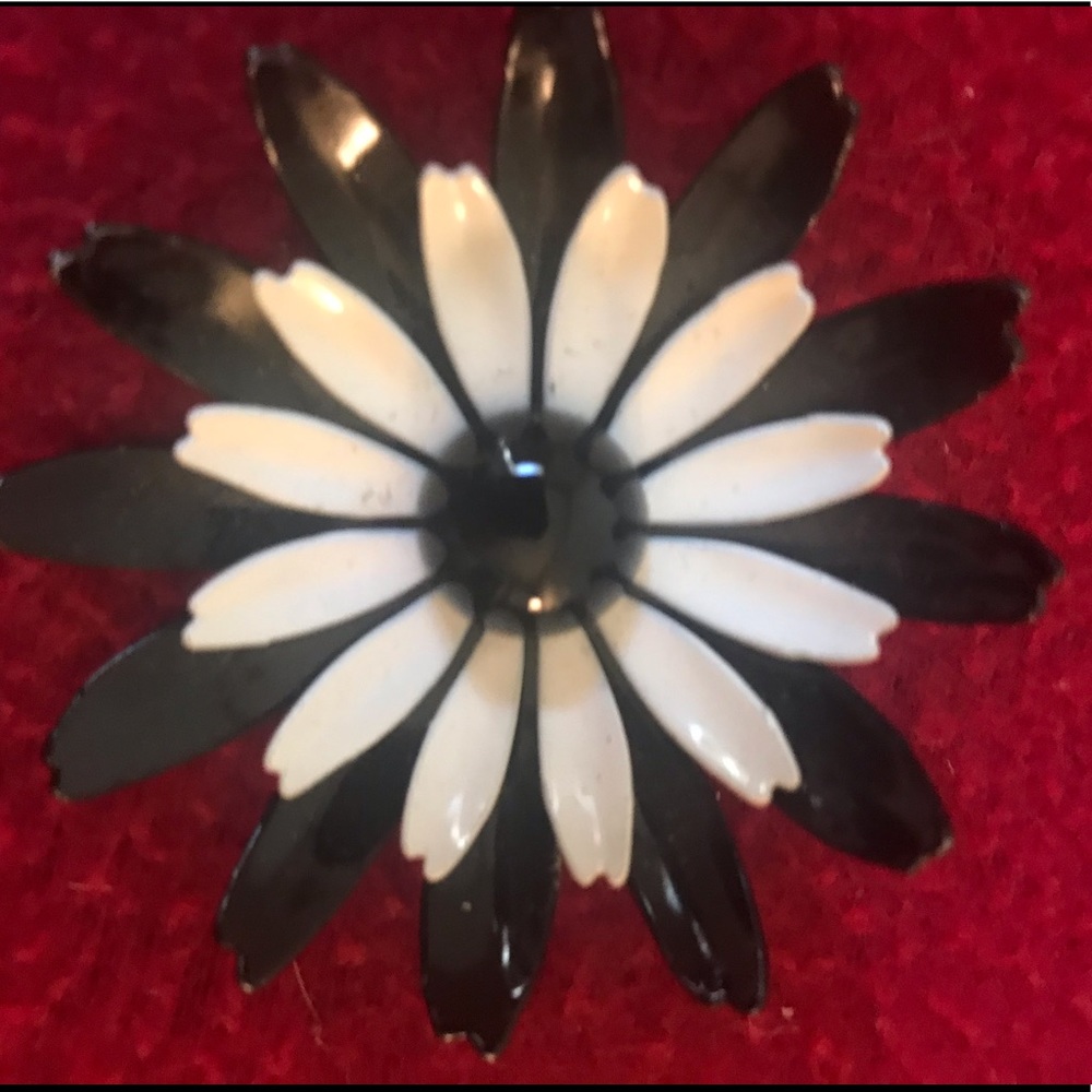 Vintage enamel on metal pin